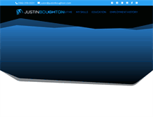 Tablet Screenshot of justinboughton.com